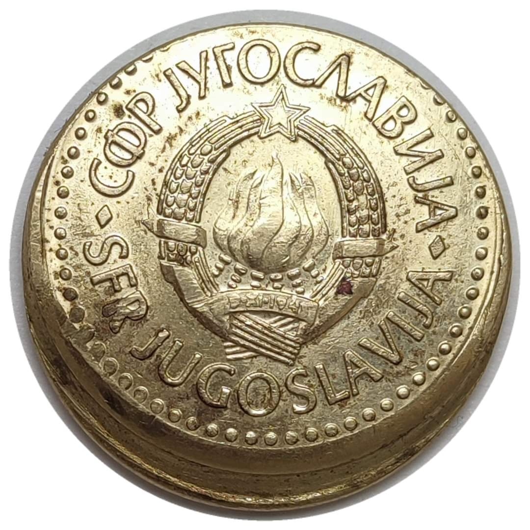 5-Dinara-1985---SFr-Jugoslavija---Mint-Error